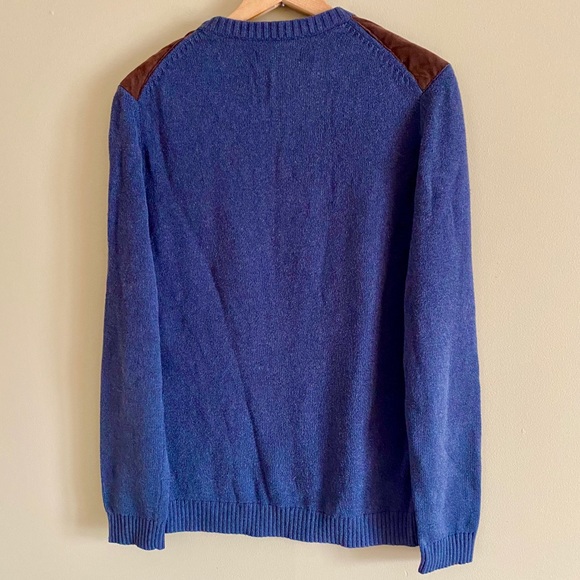 Simons Vintage Blue Diamond Knit Sweater - Picture 3 of 3